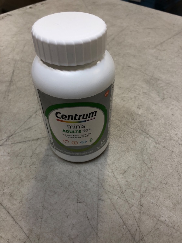 Photo 2 of Centrum Minis Silver Multivitamin for Adults 50 Plus, Multimineral Supplement, Vitamin D3, B-Vitamins, Gluten Free, Non-GMO Ingredients, Supports Memory and Cognition in Older Adults - 320 Ct