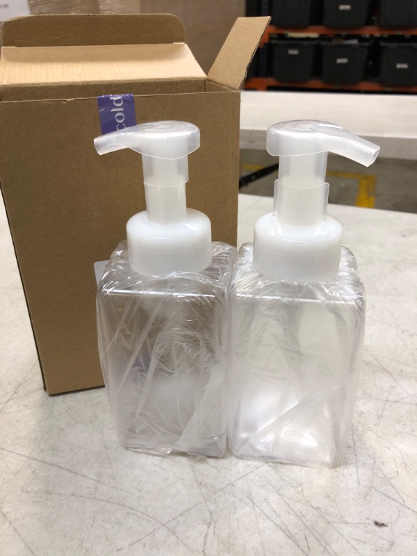 Photo 1 of 2pc clear soap dispensers 