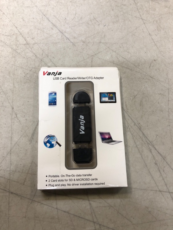 Photo 2 of Vanja SD/Micro SD Card Reader, Micro USB OTG Adapter and USB 2.0 Portable Memory