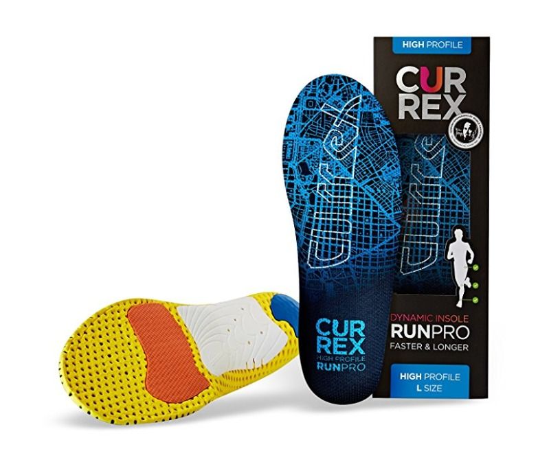 Photo 1 of Currex Unisex RunPro High Arch Insoles in Blue | Size: Medium | Fit2Run
