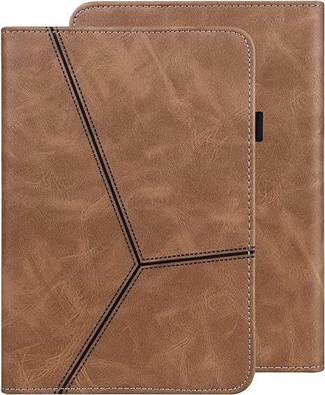 Photo 1 of Case for Samsung Galaxy Tab S2 9.7 Inch Case (SM-T810/SM-815) with Pen Holder & Multiple Viewing Angles, Folding Smart PU Leather Cover for Samsung tab S2 9.7 Case (Brown)
