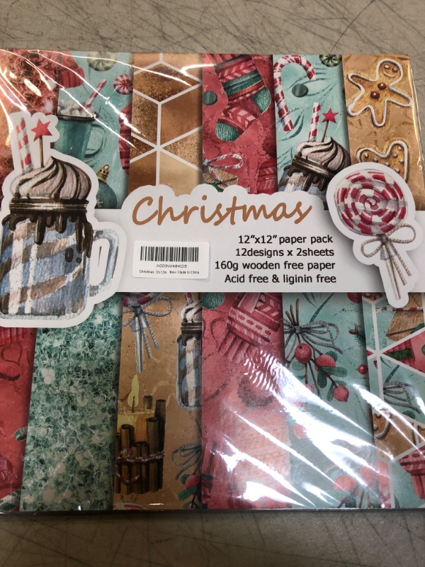Photo 1 of 12x12 christmas paper pack 