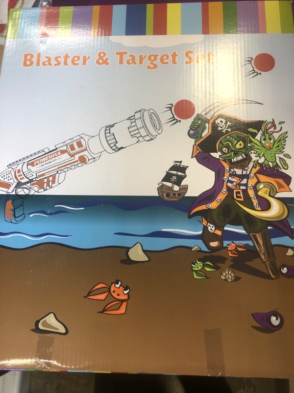 Photo 1 of blaster and target set