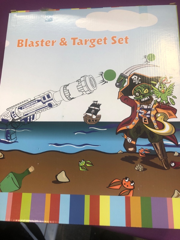 Photo 1 of blaster and target set 