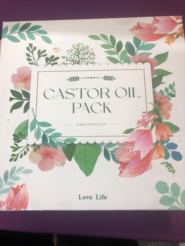 Photo 2 of 3PCS Castor Oil Pack,Castor Oil Pack wrap Organic Cotton,Castor Oil wrap,Castor Oil Compress wrap Reusable,Castor Oil Pads?Oil-Free?20.5×11in White2