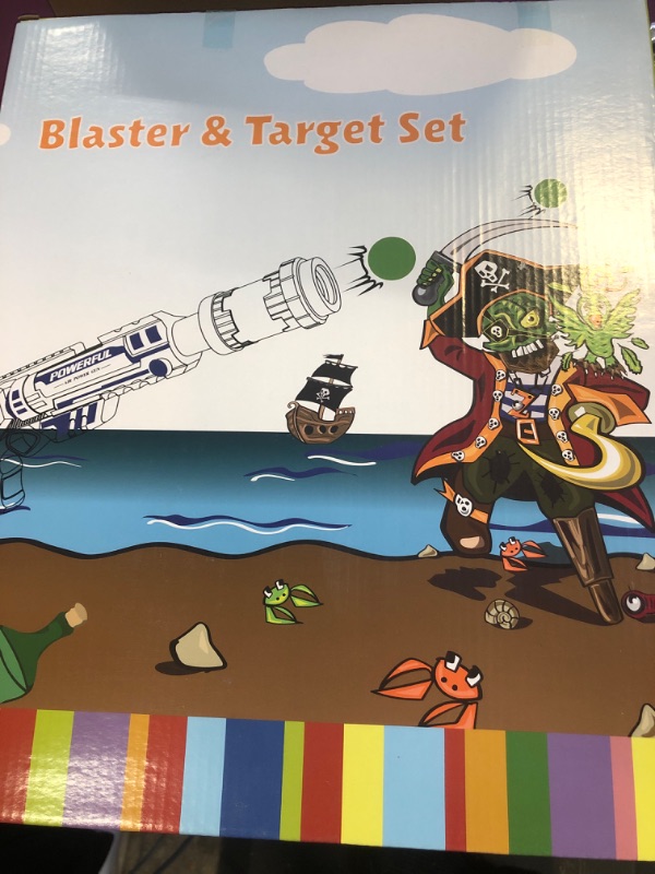 Photo 1 of blaster and target set