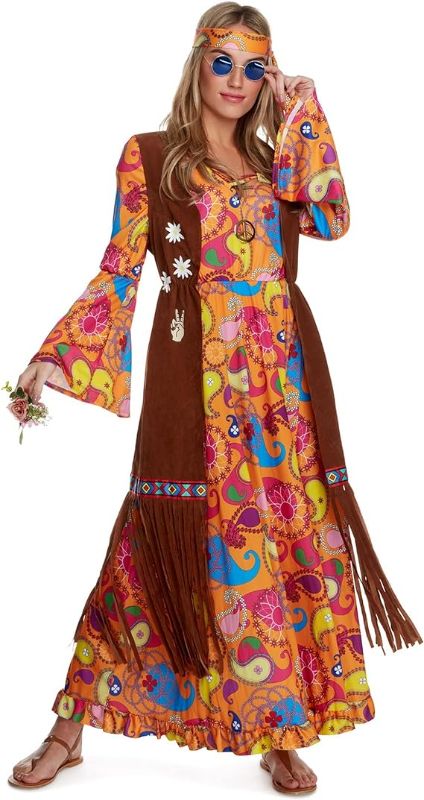 Photo 1 of long dress hippie size small costume