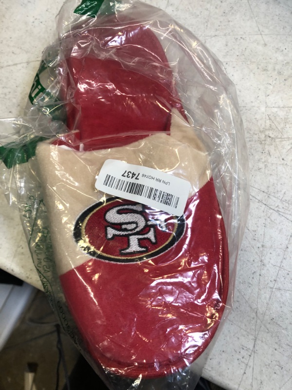 Photo 1 of 49ers slippers size 9-10 mens 
