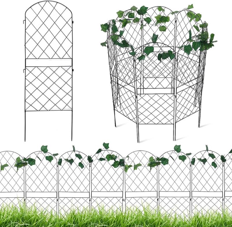 Photo 1 of 10 Pack Decorative Garden Fence 37.5in (h) x 10ft
