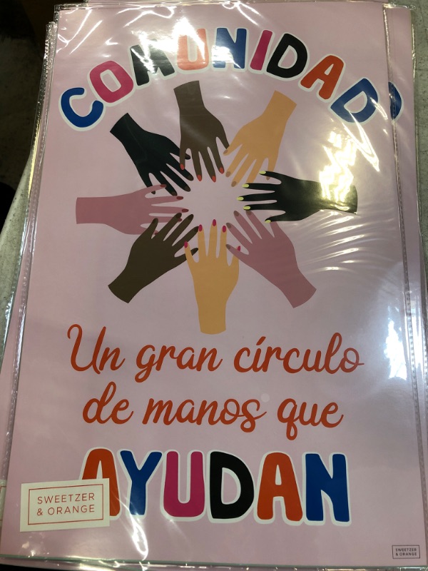 Photo 2 of S&O Set of 6 Kindness Spanish Classroom Posters - Spanish Classroom Decorations - Spanish Posters for Classroom & Office - Spanish for Kids Inspirational Posters - Growth Mindset Posters for Classroom Kindness Posters