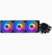 Photo 1 of Thermalright Frozen Prism360 Black ARGB CPU Liquid Cooler,Efficient PWM Controlled Pump 3300RPM,3×TL-E12 Series PWM Fan,Water Cooling Computer Parts - 1700