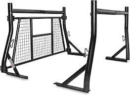 Photo 1 of AA-Racks Model X35-W 800 LB Capactiy Extendable Pick-up Truck Rack with Protective Screen Set (Black)
