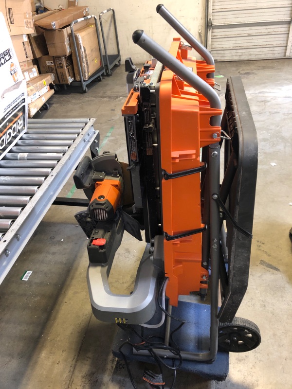 Photo 1 of 15 Amp 10 in. Wet Tile Saw with Portable Stand
