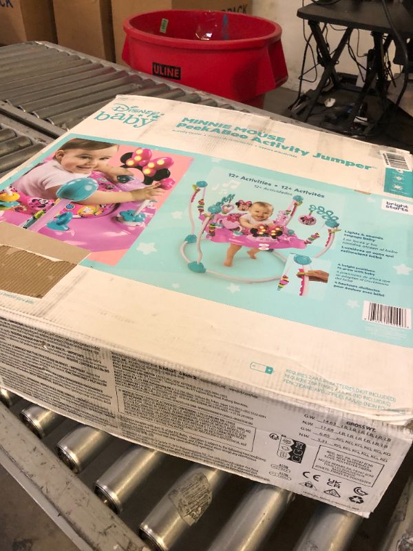 Photo 1 of Bright Starts Disney Baby MINNIE MOUSE PeekABoo Activity Jumper with Lights and Melodies, Ages 6 months +