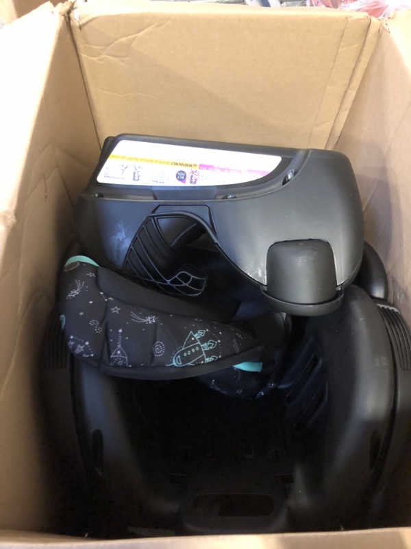 Photo 3 of Evenflo GoTime LX Booster Car Seat (Astro Blue)
