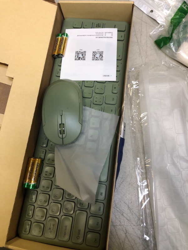Photo 1 of Green Key Board And Mouse