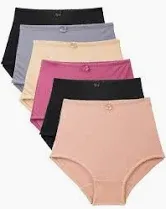 Photo 1 of Barbra's 6 Pack Womens High Waisted Panties Size S