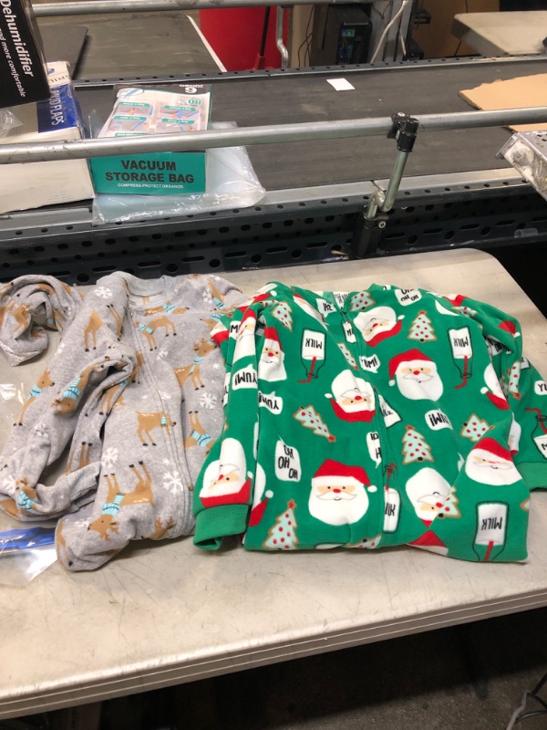 Photo 1 of 2 PC CHRISTMAS KIDS ONESIES ( SIZE: 7) 