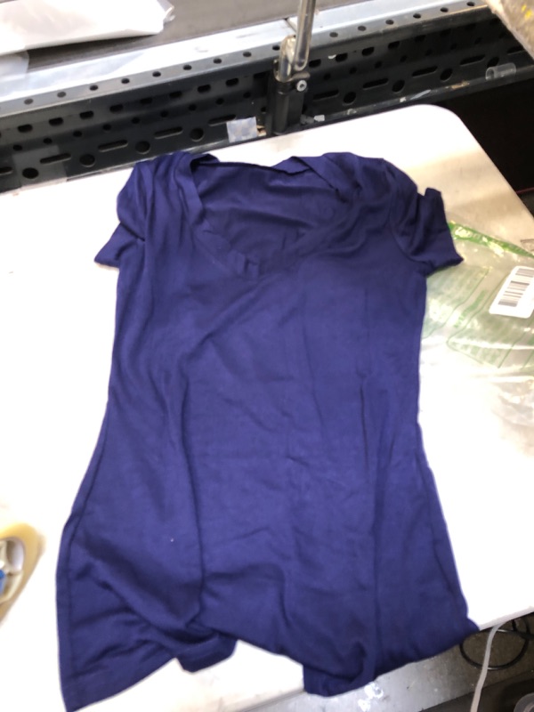 Photo 1 of DARK BLUE V NECK SHIRT ( SIZE:SMALL ) 