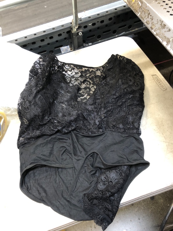 Photo 1 of BLACK LACE BODYSUIT ( SIZE:  MED 