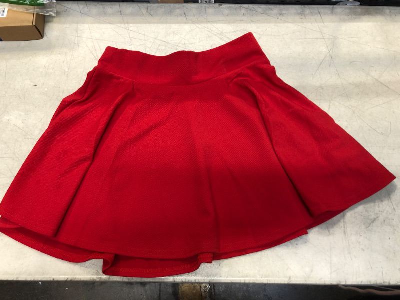 Photo 2 of Casual Mini Stretch Waist Flared Plain Pleated Skater Skirt LARGE 