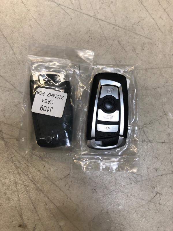 Photo 2 of 4 Buttons 315MHz Keyless Entry Fob Remote Car Key For 2009-2016 BMW 3- 5 6 7 X3 Series FCC ID:KR55WK49863 SKU : J109