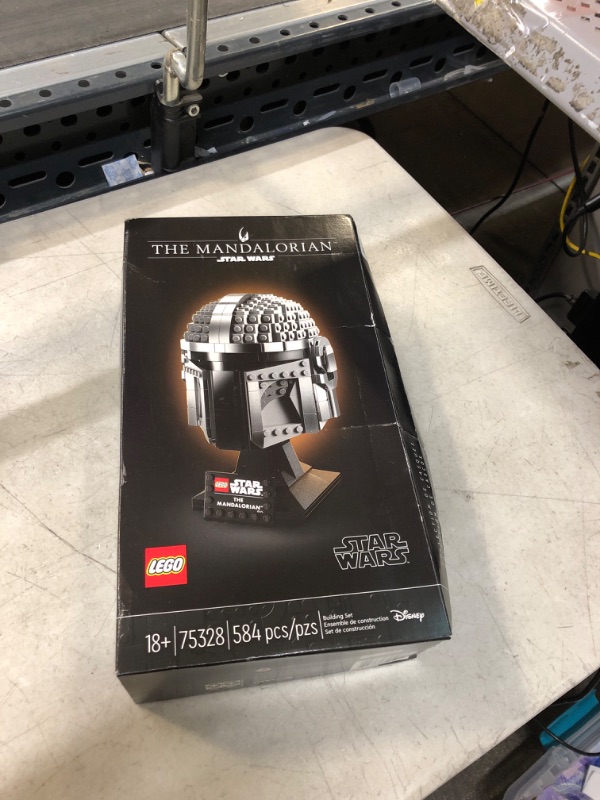 Photo 2 of LEGO Star Wars The Mandalorian Helmet 75328 Building Set for Adults (584 Pieces)