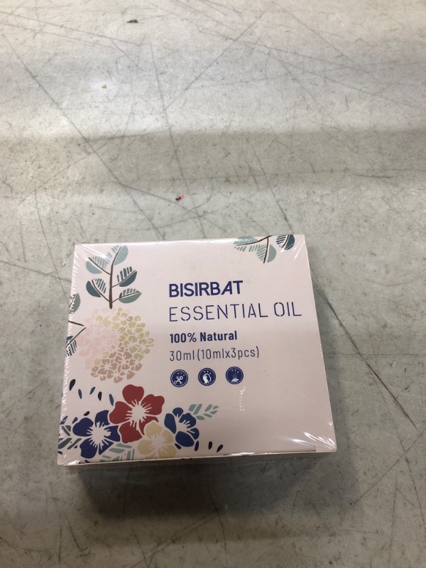Photo 2 of Bisirbat Essential Oils Set, Essential Oils,Aromatherapy Oils for Massage, Skin Care,Yoga,Home - Natural Fragrance Gift for Women and Men,Pack 3 x 0.34 fl.oz