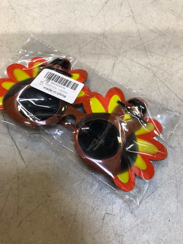 Photo 2 of BinaryABC Thanksgiving Sunglasses,Turkey Glasses,Thanksgiving Turkey Decorations,Thanksgiving Costume Party Favors