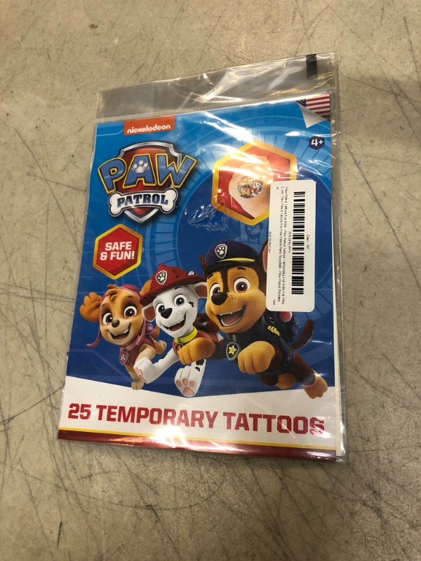 Photo 2 of 50 Paw Patrol Tattoos For Kids - Paw Patrol Tattoos Temporary For Kids For Paw Patrol Party Favors - Temporary Tattoo Kids, Paw Patrol Tatoos For Paw Patrol Party Supplies - Paw Patrol Stickers 50 Tattoos Paw Patrol