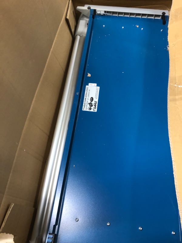 Photo 2 of Dahle 554 Professional Rotary Trimmer, 28" Cut Length, 20 Sheet Capacity, Self-Sharpening, Dual Guide Bar, Automatic Clamp, German Engineered Paper Cutter