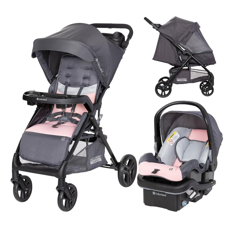 Photo 1 of Baby Trend Passport Carriage Travel System, Dash Pink
