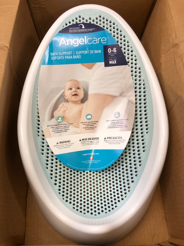 Photo 2 of Angelcare Baby Bath Support (Aqua) | Ideal for Babies Less Than 6 Months Old

