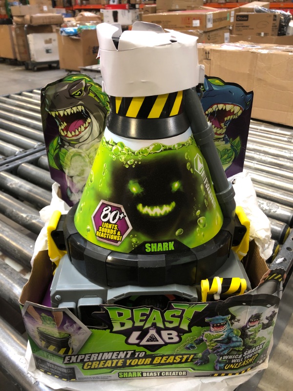 Photo 2 of Beast Lab – Shark Beast Creator. Add Ingredients & Follow The Experiment's Steps to Create Your Beast! with Real Bio Mist & 80+ Lights, Sounds and Reactions – Shark Style May Vary Sharks