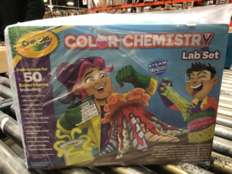 Photo 2 of Crayola Color Chemistry Set (50 Experiments), Science Kit For Kids, STEM Toy for Kids, Holiday Gift for Teens, Ages 7, 8, 9, 10