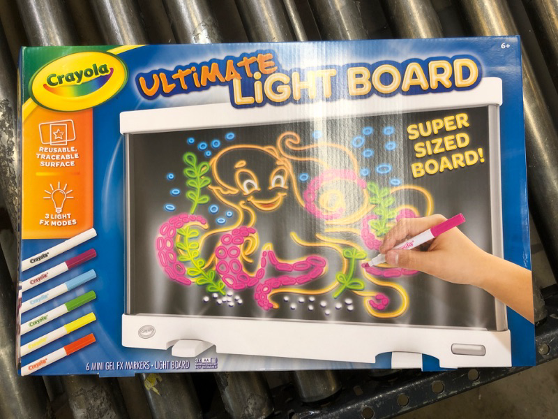 Photo 3 of Crayola Ultimate Light Board for Drawing & Coloring, Kids Light Up Toys and Gifts, Ages 6, 7, 8, 9 White White Dry Erase Board