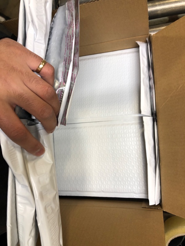 Photo 2 of Quality Park Bubble Mailers, 6 x 9 Shipping Envelopes & Bubble Mailers, 8.25 x 11 Shipping Envelopes, Water Resistant White Poly Padded Envelopes White Mailers + Bubble Mailers