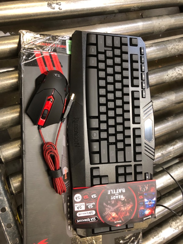 Photo 2 of Redragon S101 Gaming Keyboard, M601 Mouse, RGB Backlit Gaming Keyboard, Programmable Backlit Gaming Mouse, Value Combo Set [New Version] Black