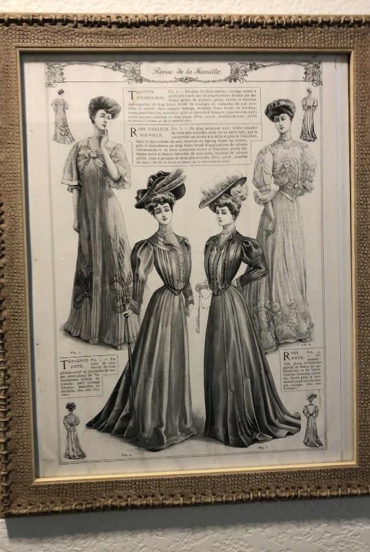 Photo 1 of VINTAGE WOMENS FASHION PRINT 13” X 16”