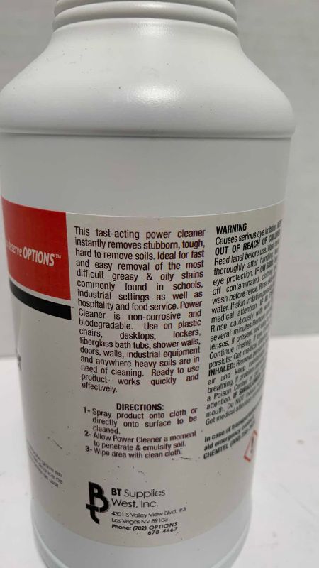 Photo 1 of 12-BT HEAVY DUTY POWER CLEANER 32OZ