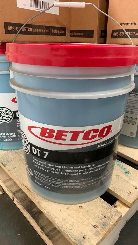 Photo 1 of 1-BETCO DRAIN MAINTAINER AND GREASE TRAP CLEANER 5 GALLONS