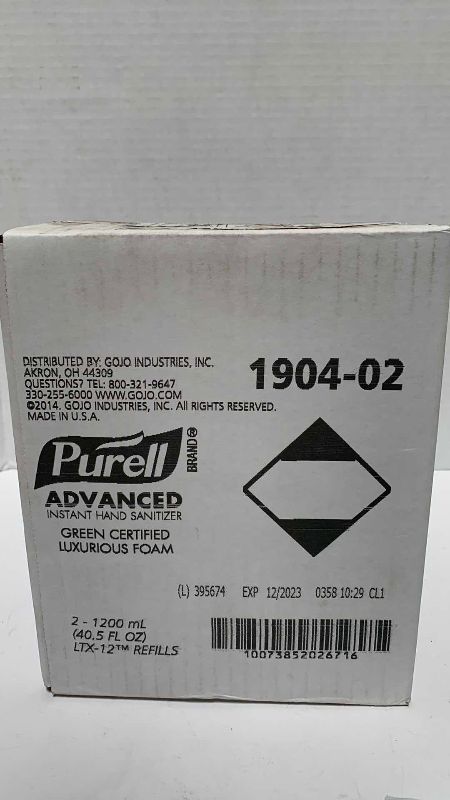 Photo 3 of 2-PURELL ADVANCED GREEN CERTIFIED HAND SANITIZER FOAM 40 OUNCES