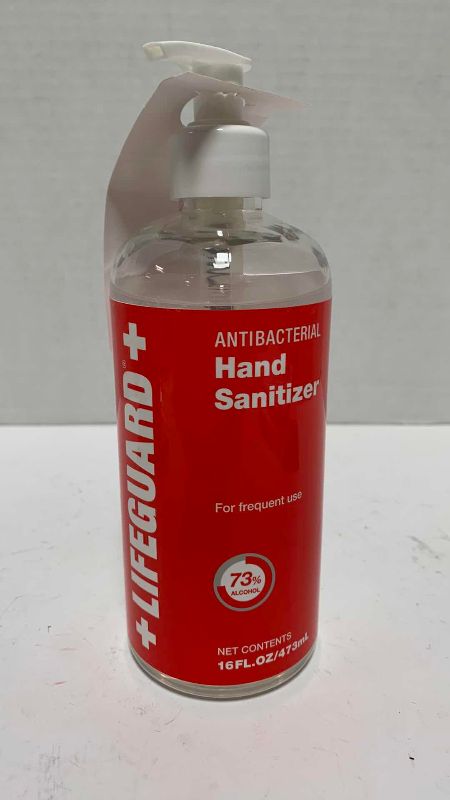 Photo 1 of 24-LIFEGUARD ANTIBACTERIAL HAND SANITIZER PUMP 16 OZ