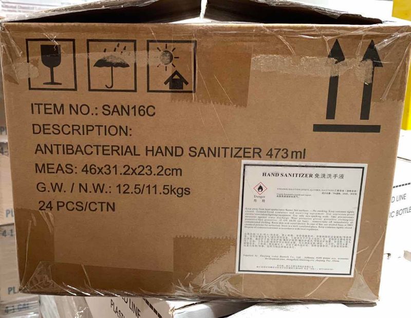 Photo 1 of 24-LIFEGUARD ANTIBACTERIAL HAND SANITIZER PUMP 16 OZ
