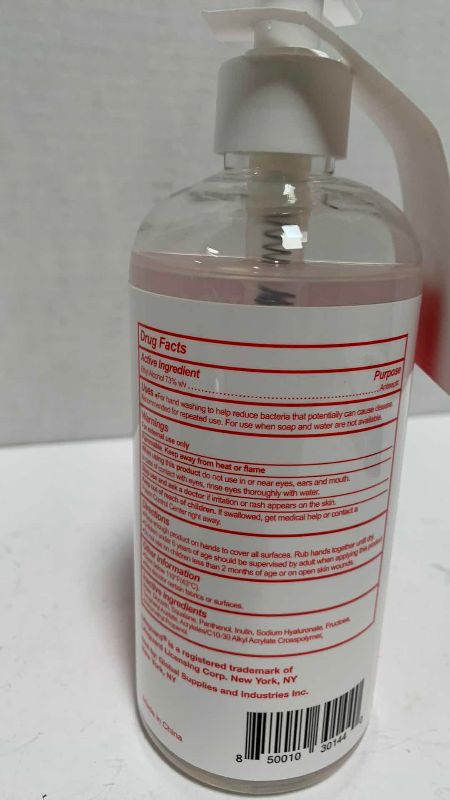 Photo 1 of 24-LIFEGUARD ANTIBACTERIAL HAND SANITIZER PUMP 16 OZ