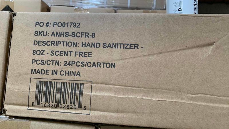 Photo 1 of 24-ART NATURALS SCENT FREE HAND SANITIZER 8 OZ