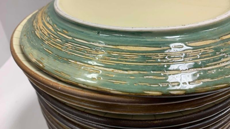 Photo 1 of 15-ASIAN INSPIRED DINNER PLATES 10”WIDE