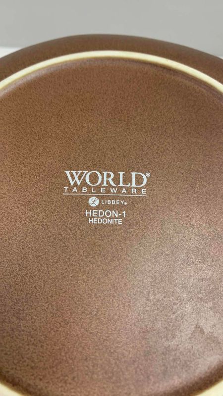 Photo 1 of 13-LIBBEY WORLD TABLEWARE HEDON-1 HEDONITE SALAD PLATES