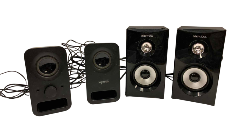 Photo 1 of 2-COMPUTER SPEAKERS: LOGITECH AND ALIEN VIBES