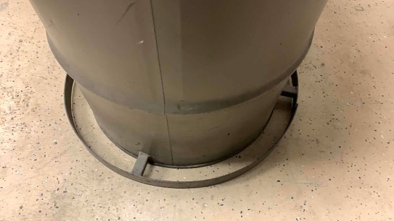 Photo 1 of METAL DRUM TABLE 30” X 39”